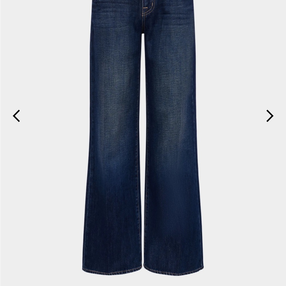 L'AGENCE Blue Flare Wide Leg Jeans